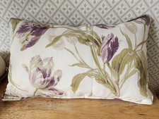 Laura Ashley Gosford Plum Bolster Cushion Cover