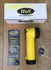 Wolf ATEX Safety Torch TR-24B Right Angle Flashlight LED British Army Boxed VGC