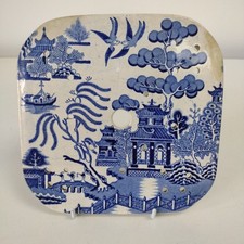 Vintage Square Meat Fish Ceramic Drainer 17cms