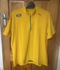 Puma Jamaica Men’s 1/4 Zip Running Track & Field Top New Size XL