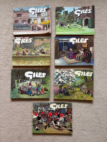 Giles cartoon annuals books - cartoon,