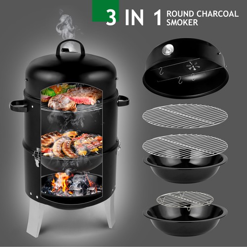 Vertical charcoal bbq - vertical,