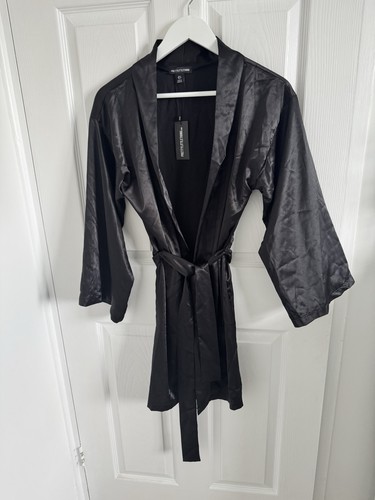 Women satin black - black, dressing