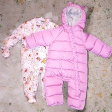 0-6 Months Snowsuits - NEXT & LILY & DAN- NEW UNWORN  (2 SNOWSUITS)