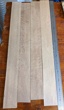 Bass guitar fretboard blanks, maple, 4 blanks, light birdseye figure.
