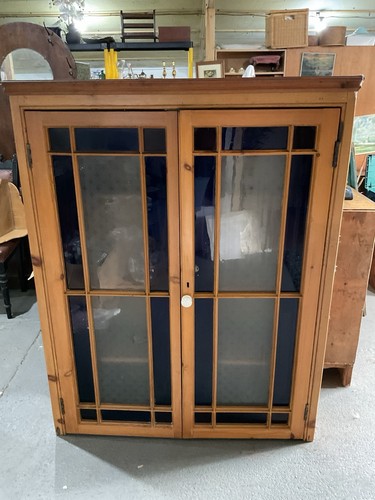 Large vintage pine display - large,