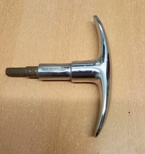 GENUINE VINTAGE VW BEETLE CHROME T HANDLE ENGINE LID HANDLE