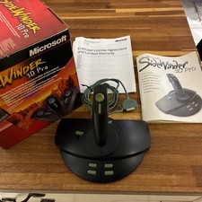 VINTAGE MICROSOFT SIDEWINDER 3D PRO PC GAMING JOYSTICK IN ORIGINAL BOX