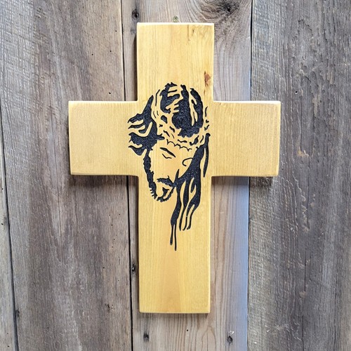 Jesus hand carved - hand, wood