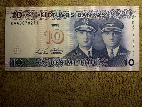 Lithuania litu banknote kaa - banknote,