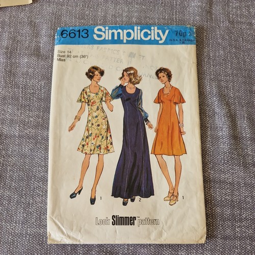 Vintage dress sewing pattern - dress,