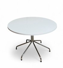 RETRO CHROME AND FORMICA DINING TABLE HERMAN MILLER STYLE MID CENTURY C1970s