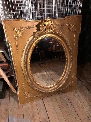 Ornate large gilt - ornate,
