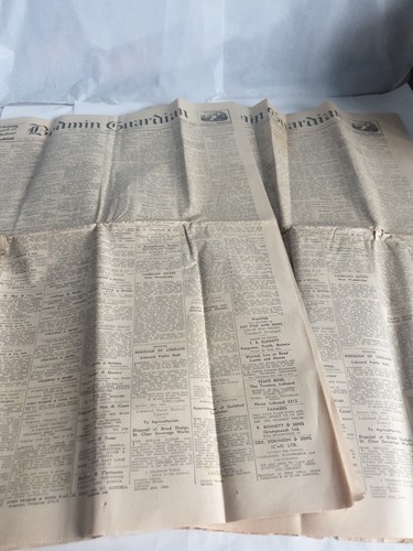 Old newspapers bodmin guardian - old,