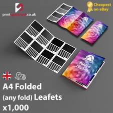 Folded leaflets any fold - a4, leaflets,