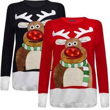 Ladies Mens Light Up LED Xmas