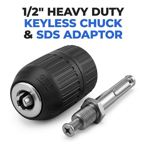Keyless drill chuck - 1/2",