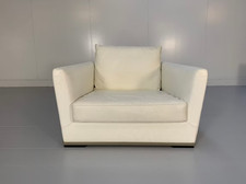 B&B Italia Maxalto "Apta" Armchair - In White "Gamma" Leather