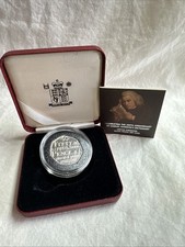 2005 Royal Mint Johnson's Dictionary Silver Proof Fifty Pence 50p coin COA Box