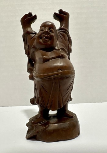 Hand carved wooden laughing - hand,