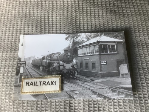 Railway steam photograph - railway,