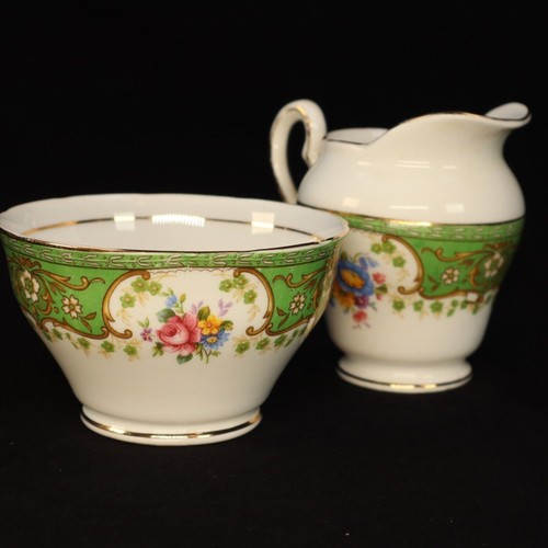 Sugar bowl and creamer set - sugar,
