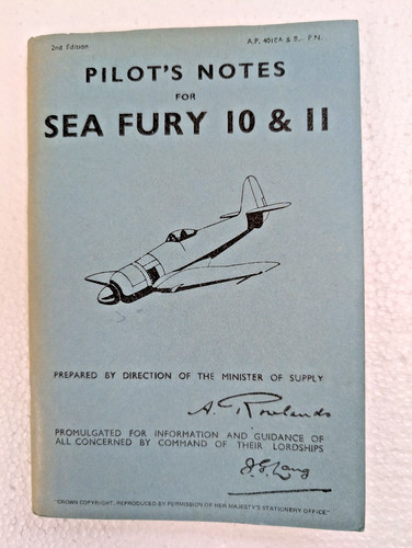 Wwll postwar pilot notes - pilot's,