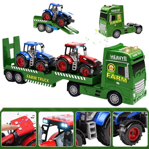 Semi truck with trailer - semi,