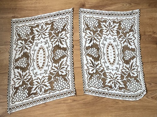 Vintage lace chair back arm - lace,