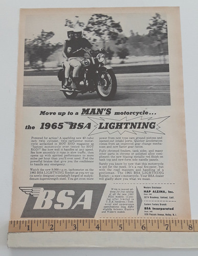 1965 bsa lightning rocket - 1965,