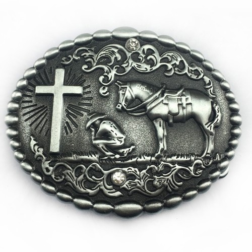 Vintage oval religion cross - vintage,