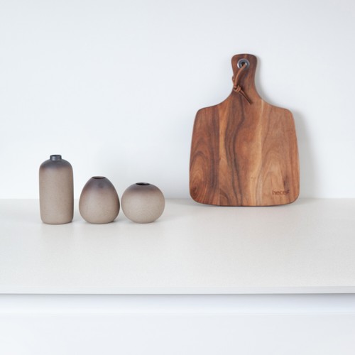 Solid white quartz effect - solid,
