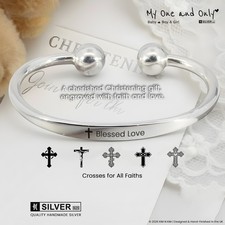 Sterling Silver Cross Baby