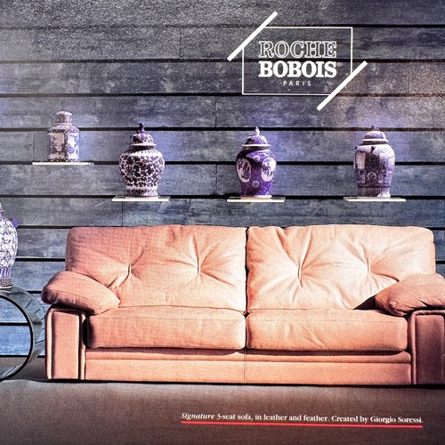 Vintage roche bobois leather - bobois,