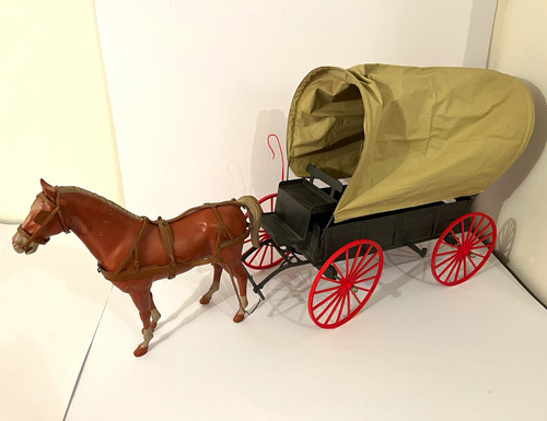 Marx johnny west covered wagon - west,