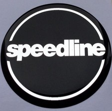 Designed For: Speedline Corse (50mm) Domed wheel centre decals  x 4