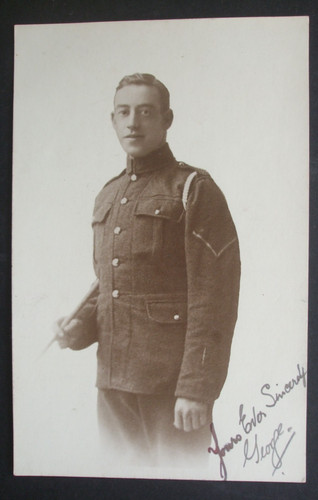 Ww1 rppc british army lance - ww1,