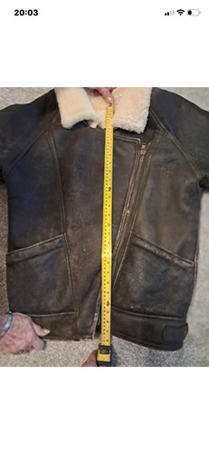 Vintage leather sheepskin - vintage,