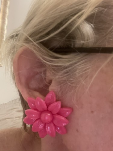Vintage large pink plastic - , 3d