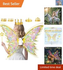 Shimmering Gold Fairy Wings