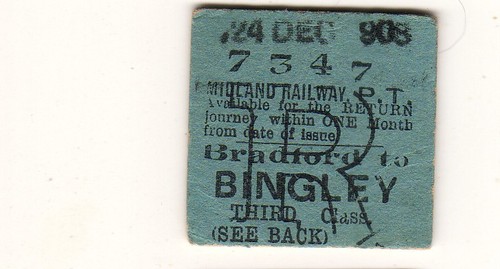 Railway ticket midland rly - railway,