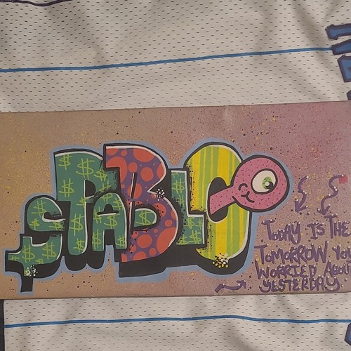 Pablo the kid street artist - street,