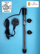 FISH TANK HEATER SUBMERSIBLE Tanks upto 150 Litres 200W LED On Light Aquarium