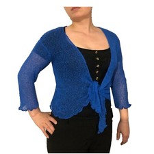Womens Open Front Tie Up Shrug