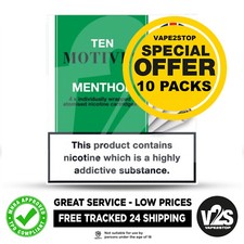 Ten Motives Menthol Refills 10