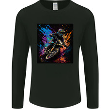 A Motocross Rider MotoX Dirt Bike Motorsports Mens Long Sleeve T-Shirt