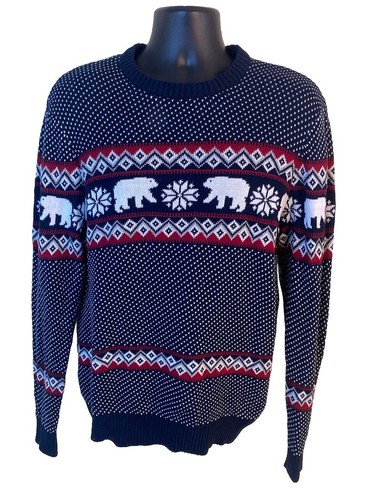 Aspen sweater mens medium blue - mens,
