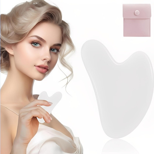Gua sha face massager - massager, stone