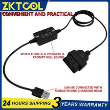 USB Powered OBDII Connector Memory Saver with Buzzer for car Battery Replacement