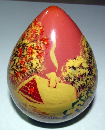 Vintage hand painted russian - hand,